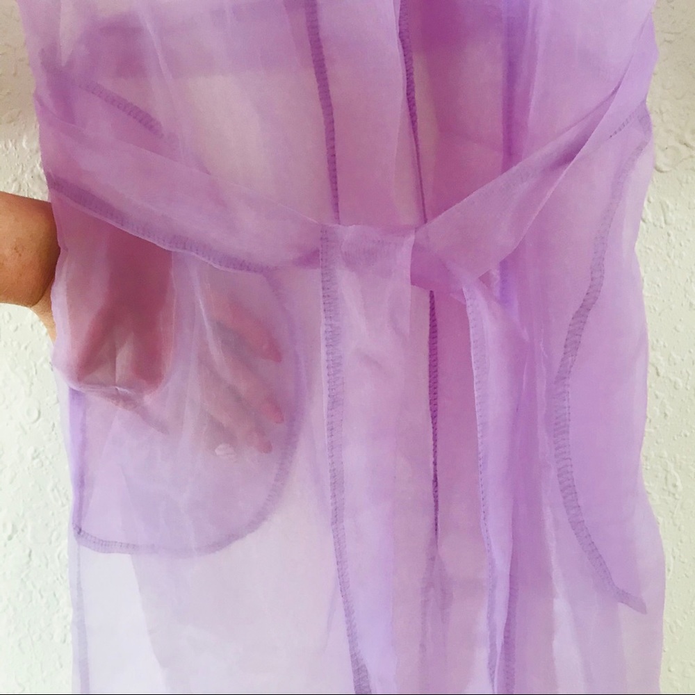 Quii Exquisite Collection Chiffon Robe NWT - Picture 4 of 6